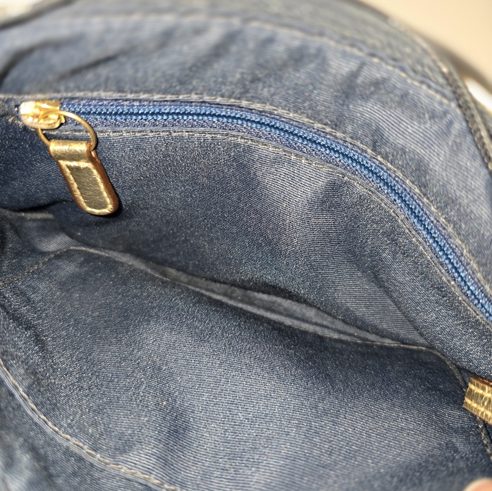 COACH BLUE & GOLD NEW YORK CROSS BODY - Picture 10 of 12